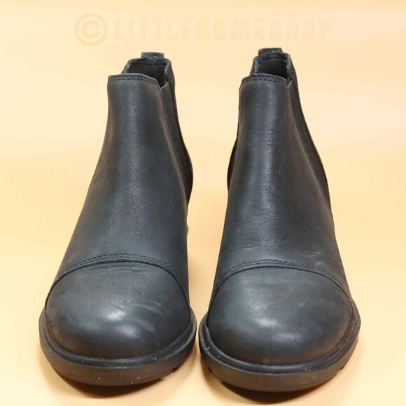 Sorel Evie II Chelsea Waterproof Bootie in Black, Size 7.5 - Picture 4 of 8